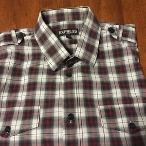 Express long sleeve button up
